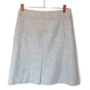 Banana Republic Gray Wool MIdi Skirt 2P
